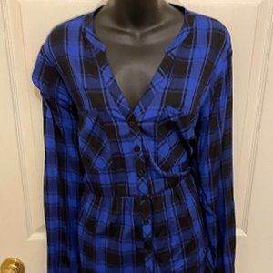 Torrid Baby Doll Long Sleeve Tunic Top